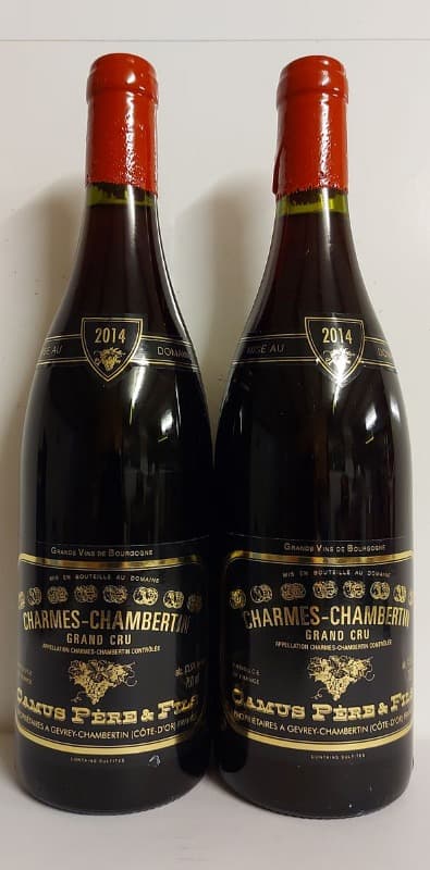 2 x Charmes Chambertin, Grand Cru, Camus Père et fils, 2014