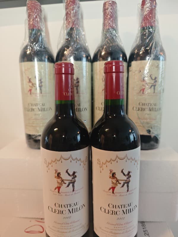 6 x Château Clerc Milon, Pauillac, 2002