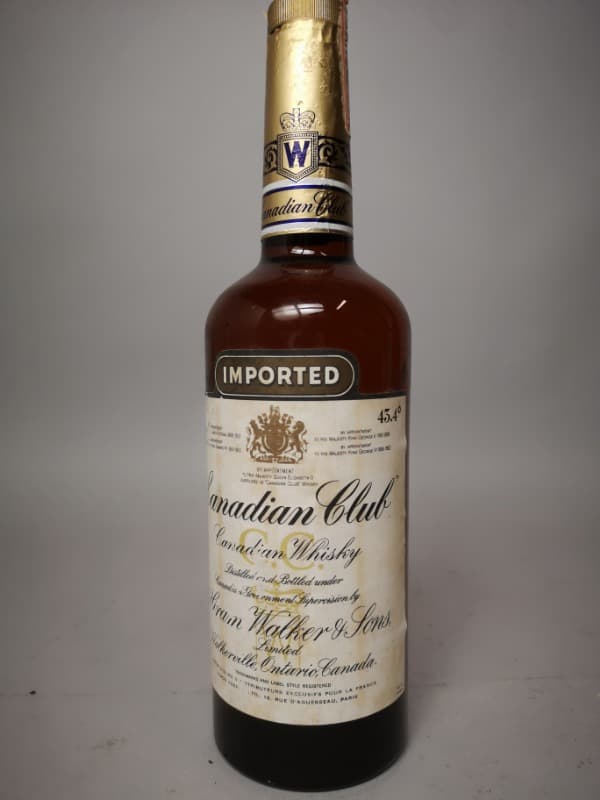 Canadian Club, Whisky, 1957