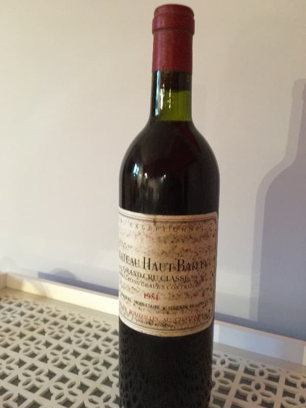 Grand cru classé, Château Haut-Bailly, Graves, 1981