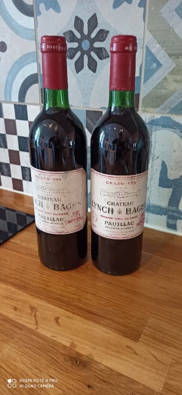 2 x Château Lynch Bages, Pauillac, 1983