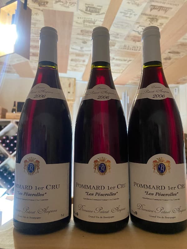 3 x Pommard, Les Pezerolles, Potinet Ampeau, 2006