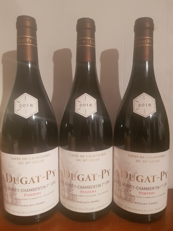 3 x Gevrey-Chambertin, 1er cru - Fonteny, Domaine Dugat-Py, 2018