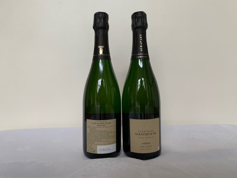 2 x Vénus - Brut Nature Blanc de Blancs, Agrapart, Champagne 2009