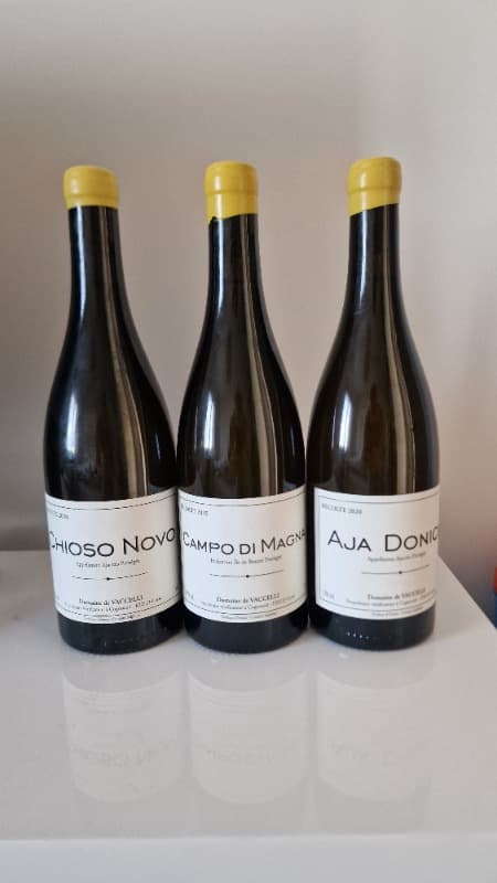 3 x chioso novo , campo di magna , aja donica, Domaine de Vaccelli, Vin-de-Corse, 2020