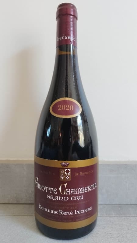 Griotte-Chambertin, Grand Cru, René Leclerc, 2020