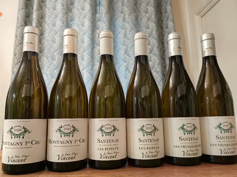 6 x Montagny 2020 / Santenay Potets 2019-2020 / Vignes Denses 2020 , Jean-Marc Vincent