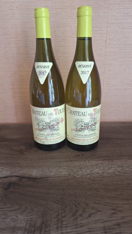 2 x Côtes-du-Rhône, Grande Réserve, château des Tours, 2017