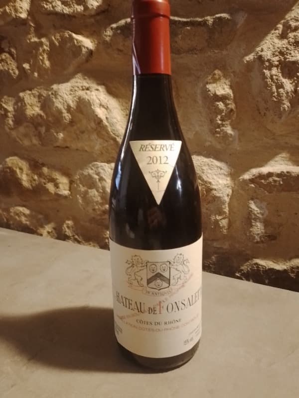 Côtes-du-Rhône, Château de Fonsalette, 2012