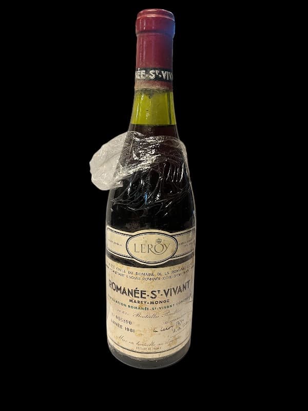 Romanée-Saint-Vivant, Marey Monge, domaine de la Romanée Conti -Leroy, 1981
