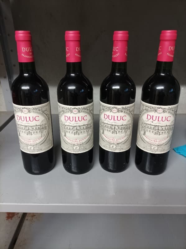 4 x Duluc de Branaire Ducru, Saint-Julien, 2012