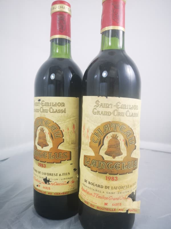 2 x Grand Cru Classé, Château Angélus 🔔, Saint-Émilion, 1983