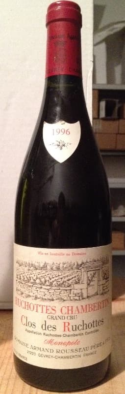 Ruchottes-Chambertin, 1996, Armand Rousseau, Grand Cru Clos des Ruchottes