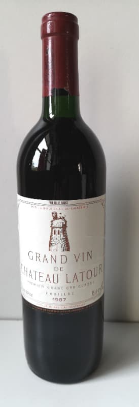 Grand Vin de Château Latour, Pauillac, 1987