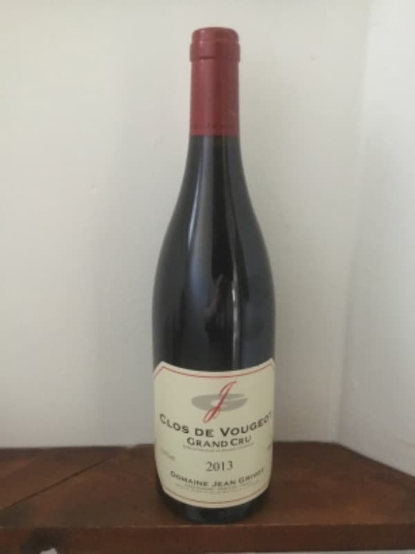 Clos de Vougeot, Grand cru, Domaine Jean Grivot, 2013