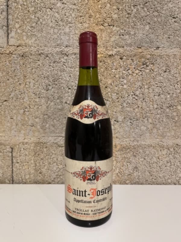 Saint-Joseph, Domaine Raymond Trollat, 1988