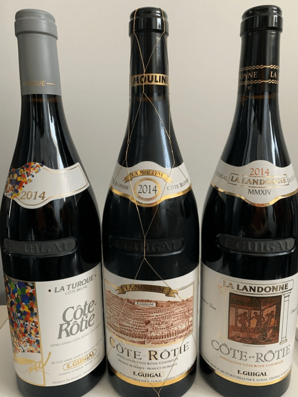Côte-Rôtie, Trilogie Mouline Turque Landonne, E. Guigal, 2014