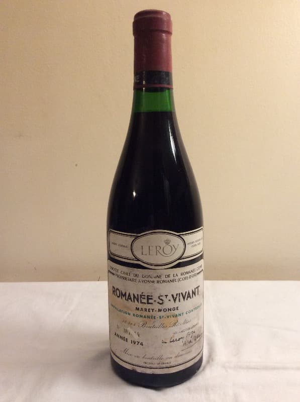 Romanée-Saint-Vivant, Marey-Monge, Domaine de la Romanée Conti, 1974