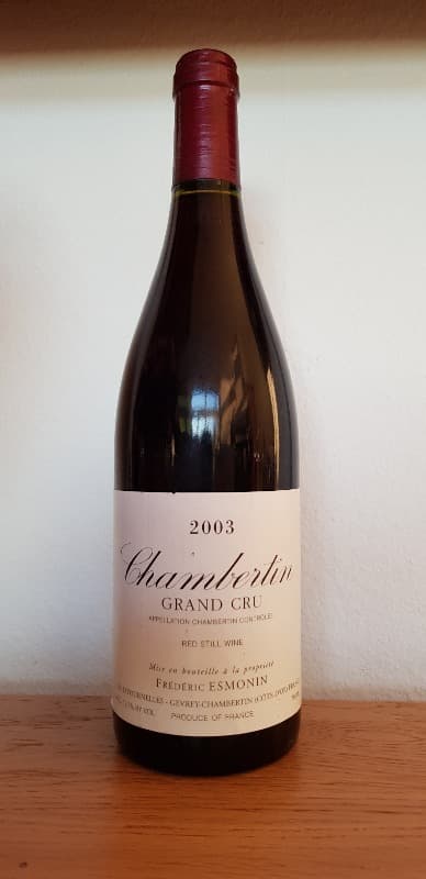 Chambertin, FRÉDÉRIC ESMONIN, 2003
