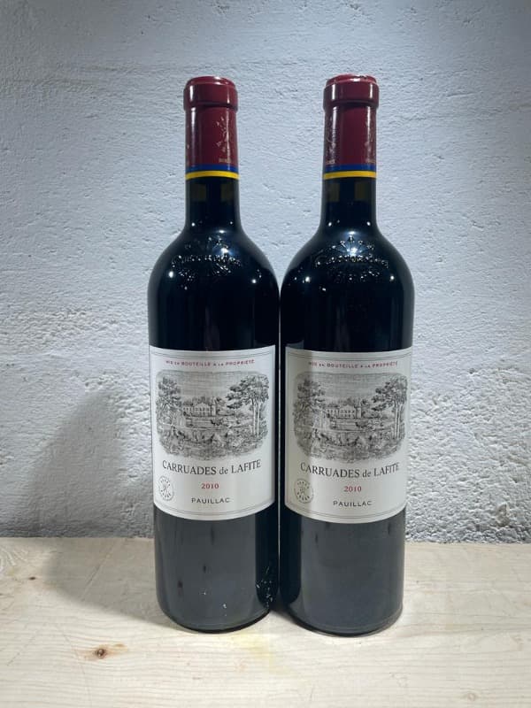 2 x Carruades, château Lafite Rothschild, Pauillac, 2010