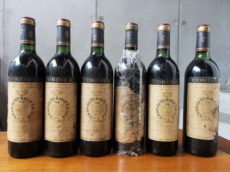 6 x Château Gruaud Larose, Saint-Julien, 5 x 1981 / 1 x 1982