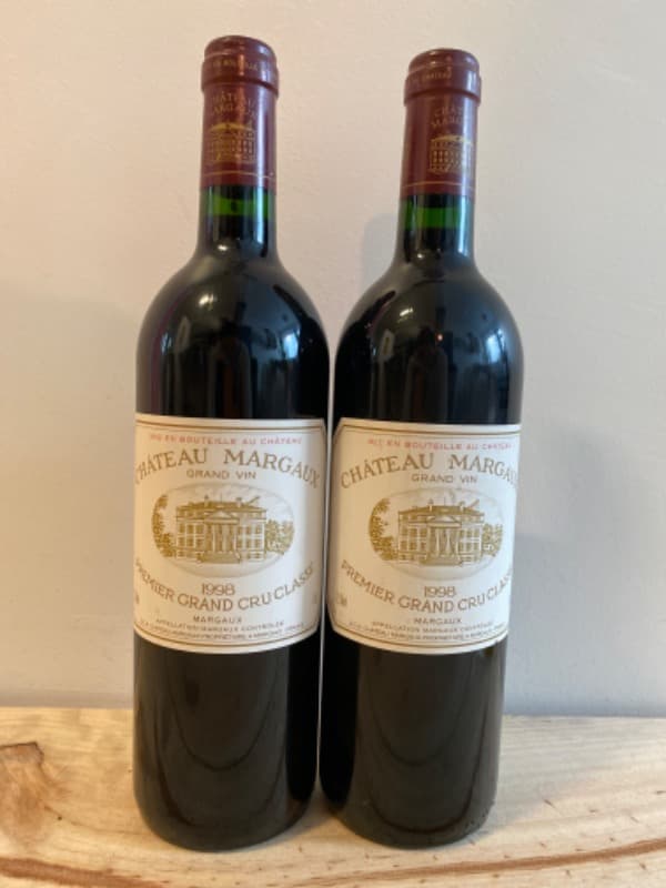 2 x Château Margaux, Margaux, 1998
