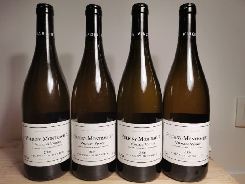 4 x Puligny-Montrachet, Vieilles vignes, Vincent Girardin, 2006