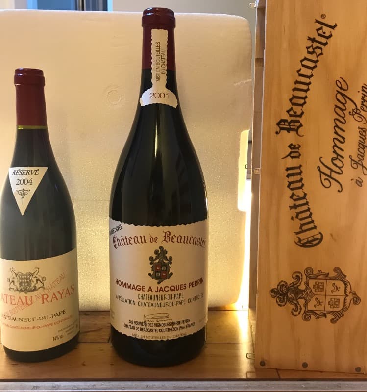 Châteauneuf-du-Pape, Hommage à Jacques Perrin, Château de Beaucastel, 2001 (Magnum)