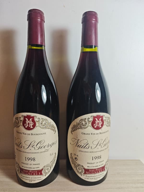 2 x Nuits-Saint-Georges, Jean Pierre Mugneret, 1998