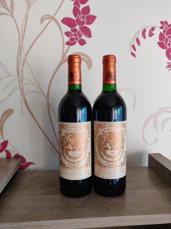 2 x Au Baron de Pichon Longueville, Château Longueville, Pauillac, 1988
