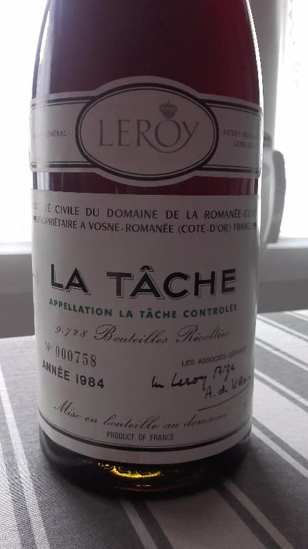 La Tâche, Domaine de la Romanée-Conti, 1984