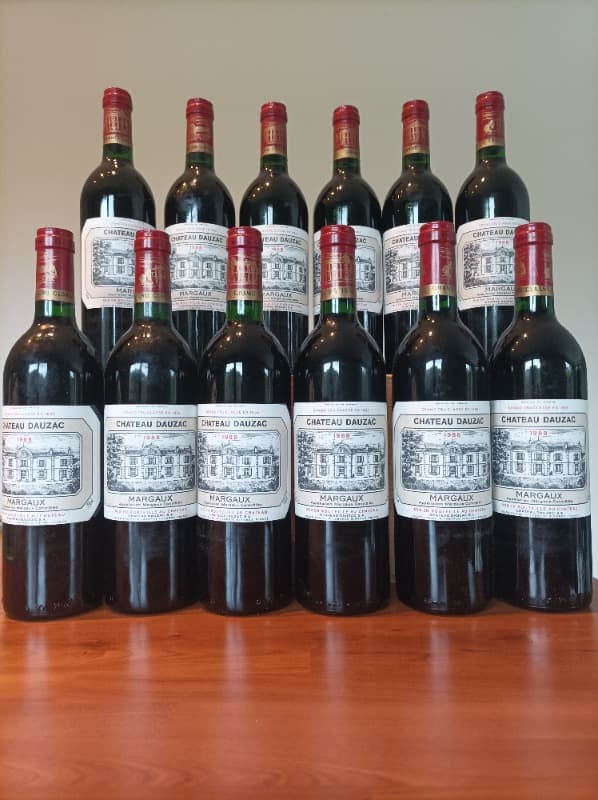 12 x château DAUZAC, Margaux, 1988