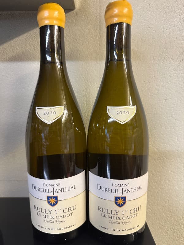 2 x Rully, 1er Cru Meix Cadot Vieilles Vignes, Domaine Dureuil Janthial, 2020