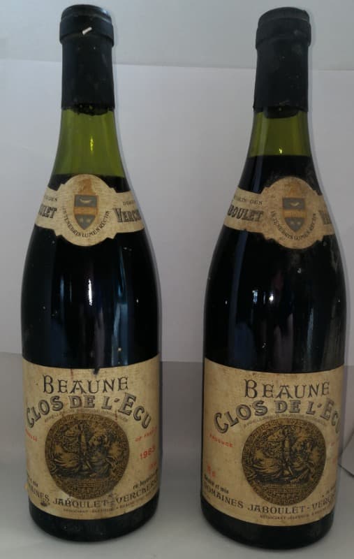 2 x Beaune, Clos de l'Ecu, Jaboulet Vercherre, 1983