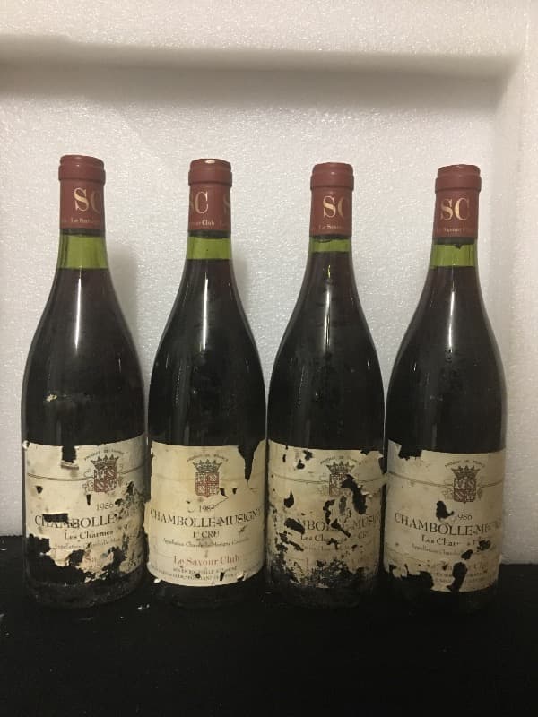 Chambolle-Musigny, Les charmes 1 er cru, SAVOUR CLUB, 1986