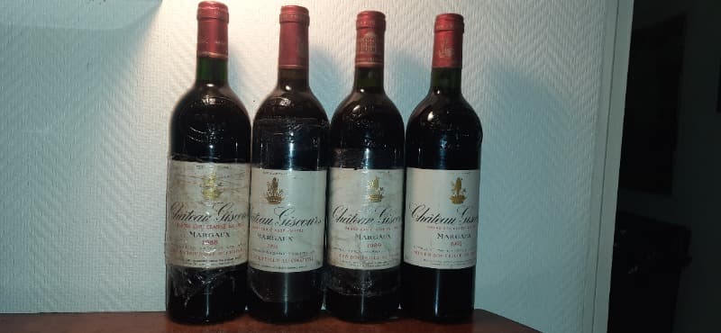 4 x Château Giscours, Margaux, 1988/1989/1991/1996
