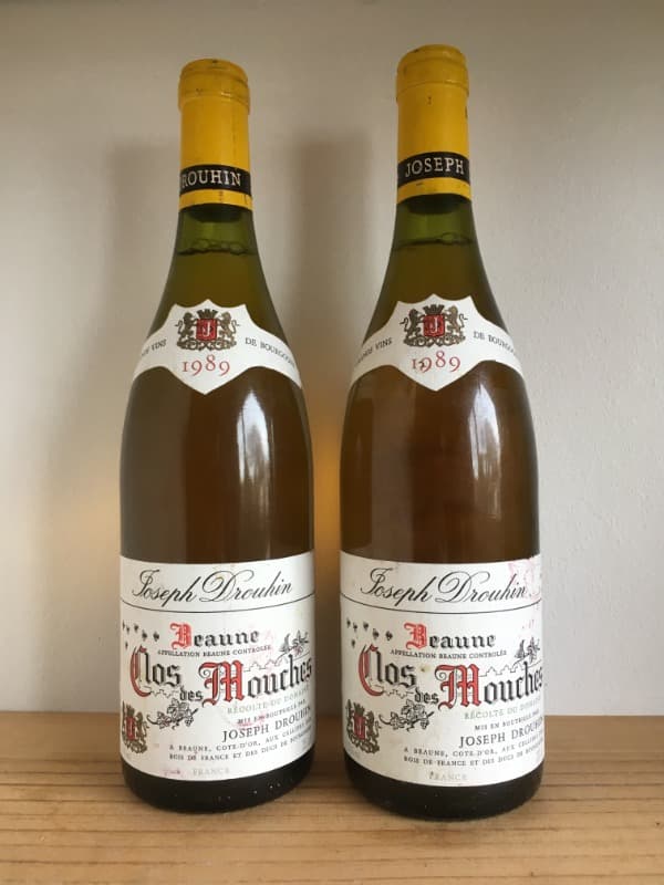 2 x Beaune, CLOS DES MOUCHES, JOSEPH DROUHIN, 1989