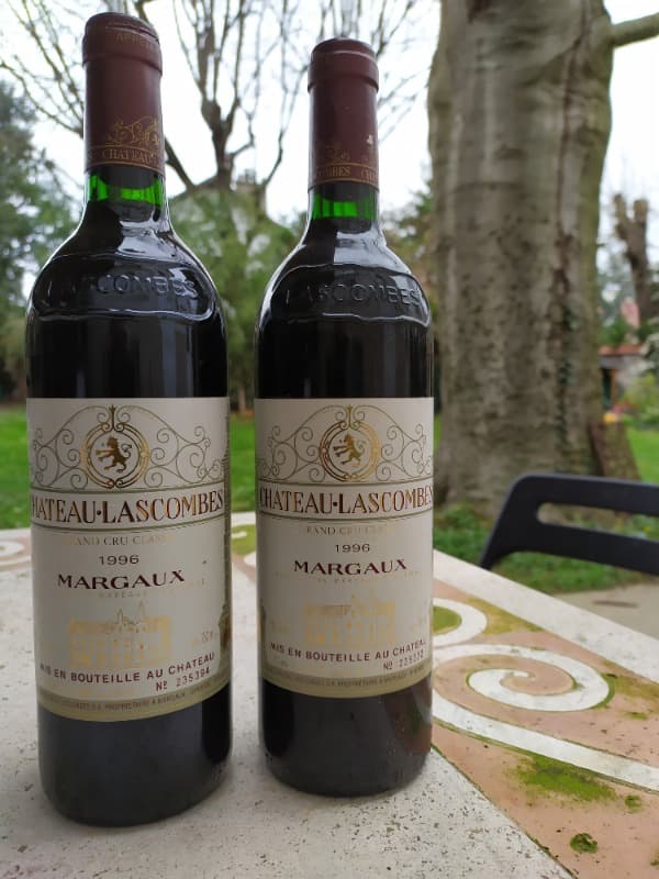 2 x Château LASCOMBES, Margaux, 1996