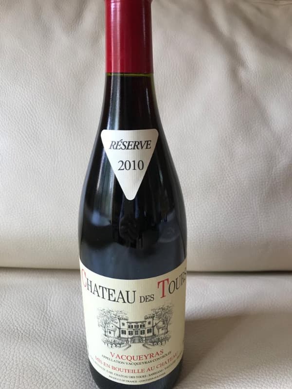 Vacqueyras, Château des Tours, 2010