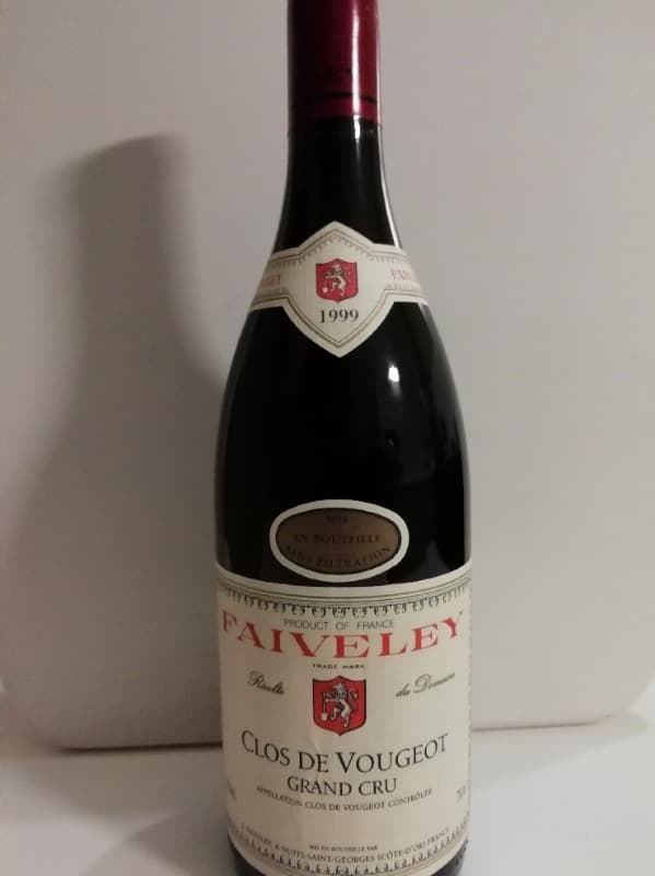 Clos de Vougeot, Faiveley, 1999