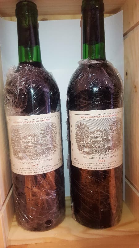 2,x Lafite Rothschild, Pauillac, 1975