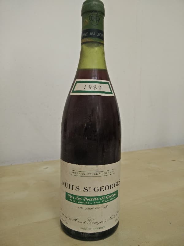 Nuits-Saint-Georges, Clos des Porrets Saint Georges, Domaine Henry Gouges, 1980