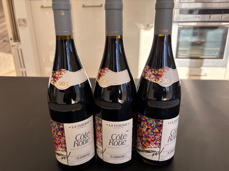 3 x Côte-Rôtie, La Turque, E.Guigal, 2005