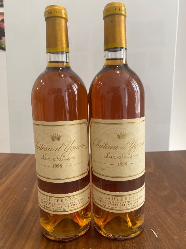 2 x Château d’Yquem, Sauternes, 1998
