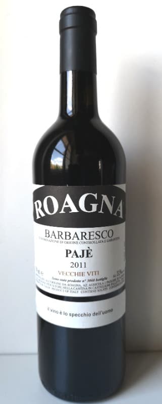 Barbaresco Pajé Vicchie Viti, Roagna, Barbaresco DOCG, 2011