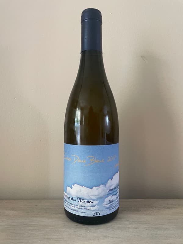 Entre deux Bleus, Domaine des Miroirs, Côtes-du-Jura, 2017