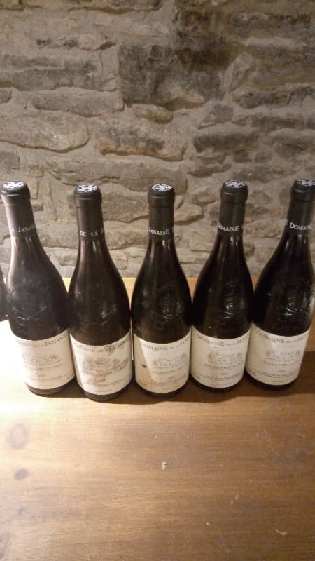 5 x Châteauneuf-du-Pape, vieilles vignes, Domaine de la Janasse, 2001