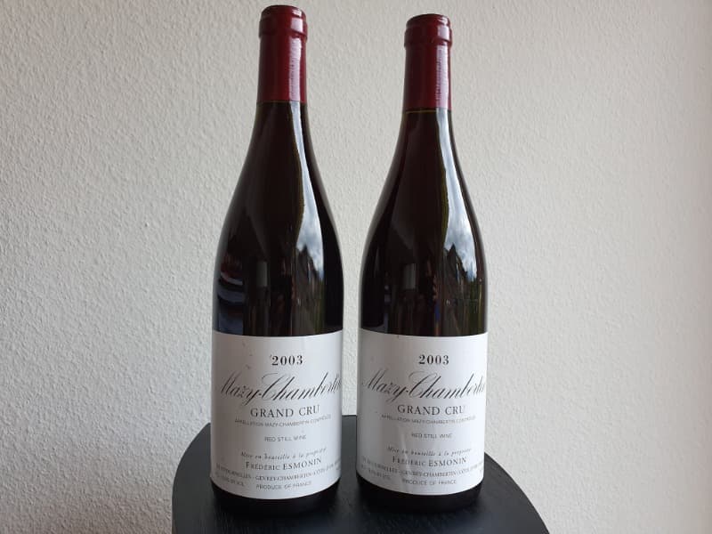 2 x Mazis-Chambertin, Frédéric ESMONIN, 2003