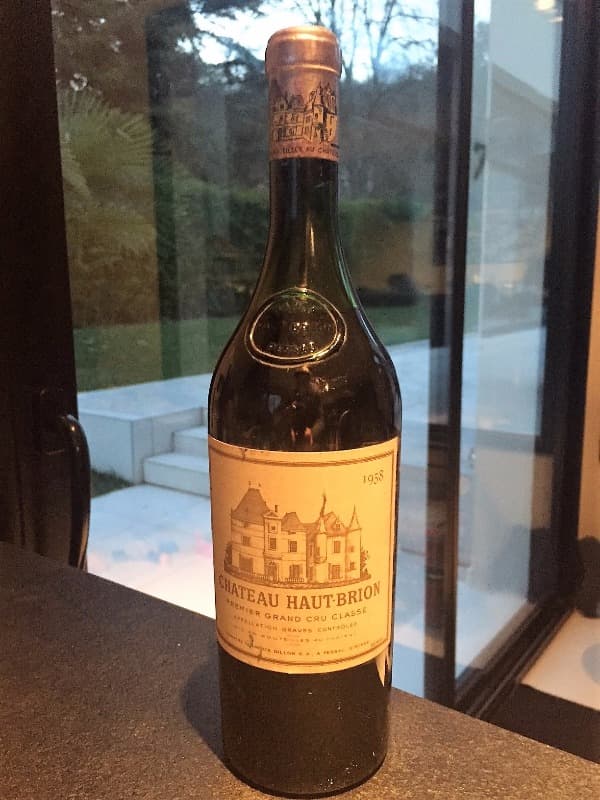 Château Haut-Brion, Pessac-Léognan, 1958