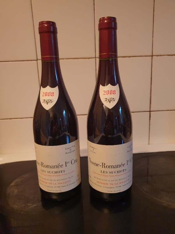 2 x Vosne-Romanée, 1er cru les Suchots, Domaine de la Poulette, 2008